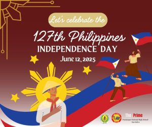 Celebrating “Araw ng Kalayaan” for the freedom of our heroes and to our own.