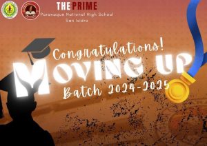 Parañaque National High School – San Isidro Celebrates 5th Moving Up Ceremony!