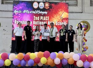 PNHS-San Isidro: 2nd Place in the Fire Prevention Apo-La “Apoy at Tula” Spoken Word Poetry Contest