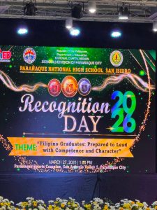 Recognition Rites and Moving Up Ceremony 2026 – Paranaque Sports Complex, San Antonio Valley I