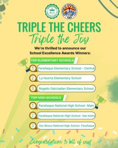 PNHS – San Isidro Recognized for ICT Excellence in the Schools Excellence Award